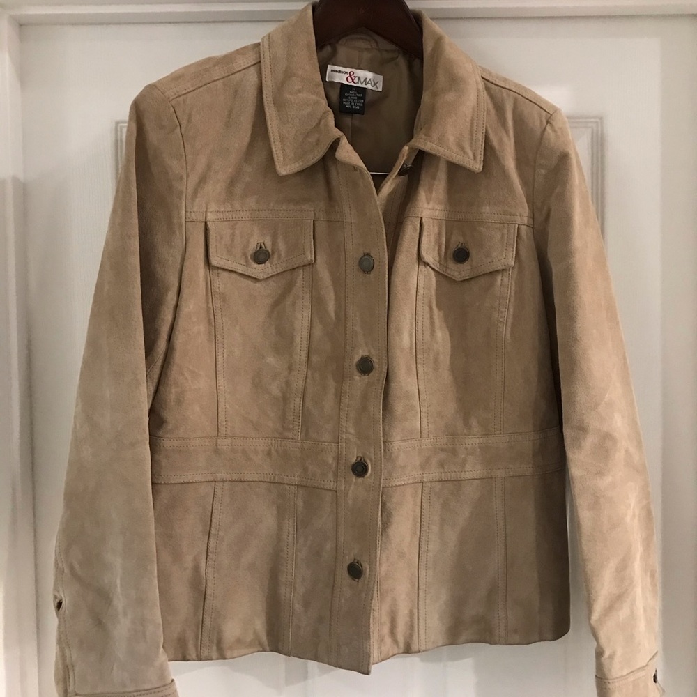 Tan suede jacket